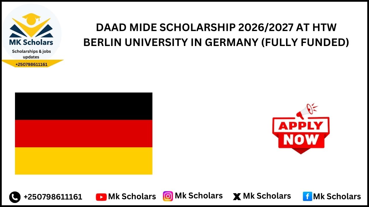 DAAD MIDE SCHOLARSHIP 2026/2027 AT HTW BERLIN UNIVERSITY IN GERMANY (FULLY FUNDED)